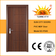 Low Price Swing PVC Toilet Doors Design (SC-P045)